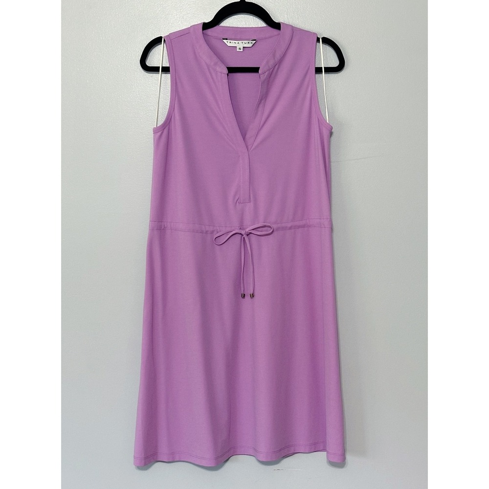 Trina Turk Vigor Lounge Knit Dress purpe Size Small